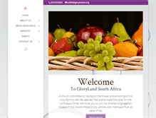 Tablet Screenshot of glorylandsa.org